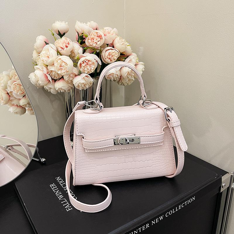 French Niche Texture Hand Bag 2025 New Women's Bag Fashionable Simple Messenger Bag Popular Casual Small Square Bag