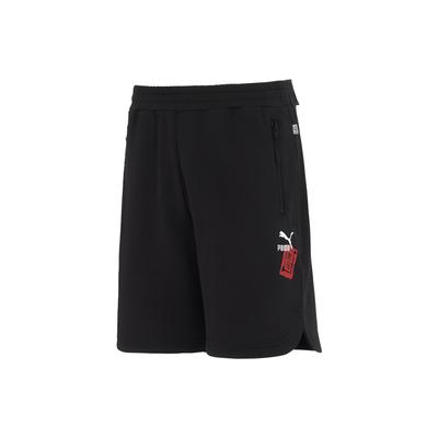 Logo Print Casual Shorts Men Shorts Black 677521-01
