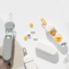 Convenient Medicine Storage Box Easy to Carry Pills Organizer Waterproof Container for Medications Tablets Dispenser