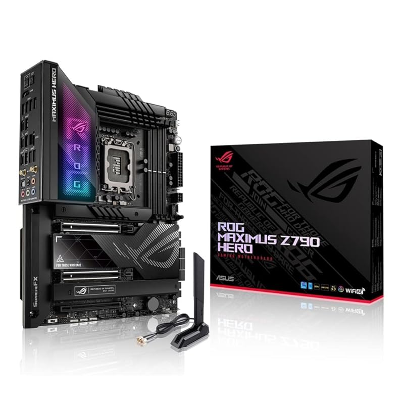 

ASUS ROG MAXIMUS Z790 HERO intel 14th, 13th, 12th generation CPU compatible LGA1700 mounted DDR5 ATX Motherboard/domestic authorized distributor