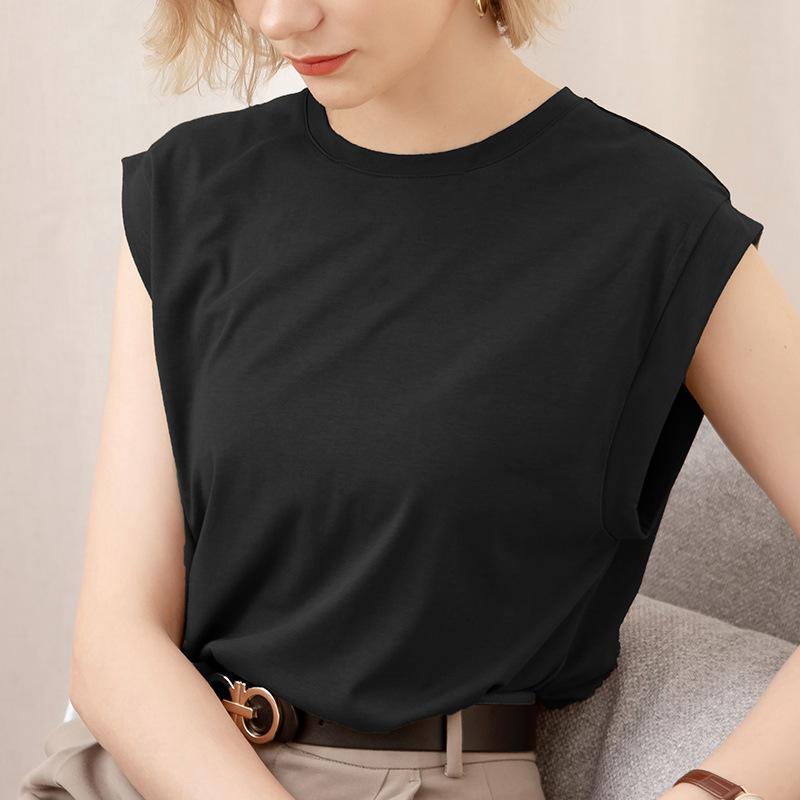 Summer New Short-sleeved T-shirt Female Large Size Round Neck Top