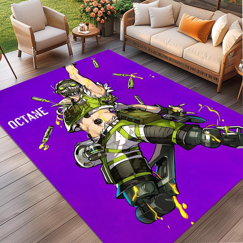 Tappeto Stampato Apex Legends, Tappeto da Pavimento Lavabile, Per Ingresso Stanza del Dormitorio Lavanderia Ufficio Studio, Decorazione per la Casa Regalo di Compleanno Natale