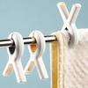 Pince pour serviette de plage Pince sans trace Grande Pince coupe-vent et pour séchage au soleil Pince pour drap de lit Pince pour corde à linge Pince en plastique