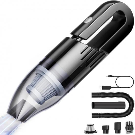 Handheld Vacuum Cleaner Cordless, Mini Portable Car Hand Vacuum Cleaner, Powerful Suction Hand Vac, Rechargeable Lightweight Handheld Vacuum for