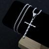 Vintage Bamboo Cross Pendant Trendy Man Necklace Pendant