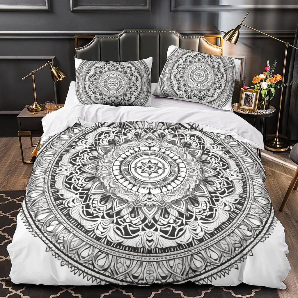 3D Digital Printing Bedding Two Or Three-Piece Set Bohemian Series Polyester