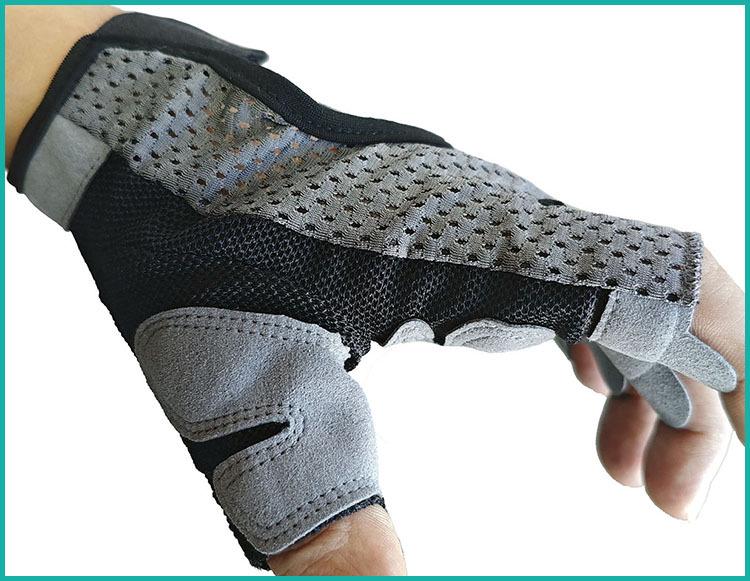 Breathable Quick-Dry Half-Finger Summer Sports Gloves with Velcro