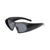 New Alien Uv Resistant Sunglasses Punk Goggles Futuristic Y2k Large Frame Integrated Sunglasses