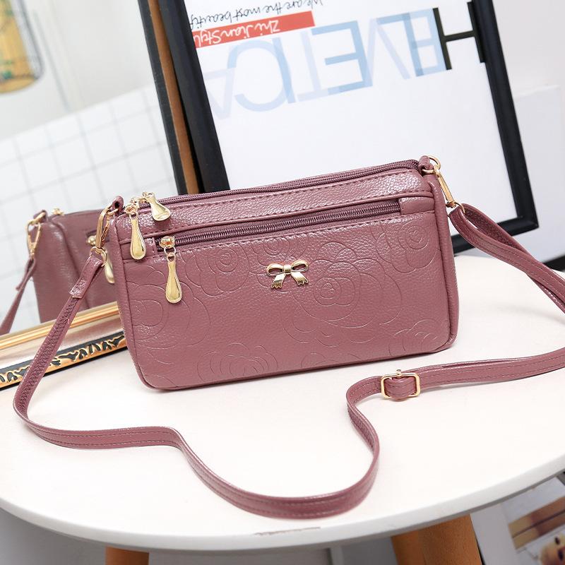 Bag women's new printed messenger bag women's shoulder medium women's bag a retro style