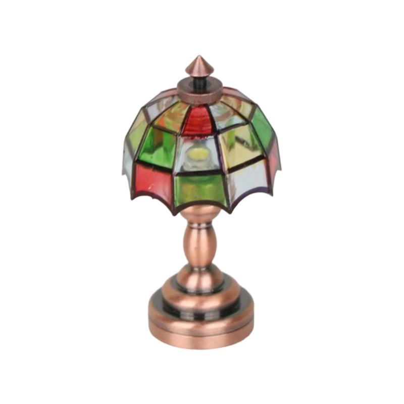 

Lampshade Model Bedroom Table Light Miniature Furniture Model Accessories Role Play Furnishings Lighting Toy Doll House 1