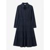 Cc Collect Belted Shirring Shirt Dress  C261mse001 