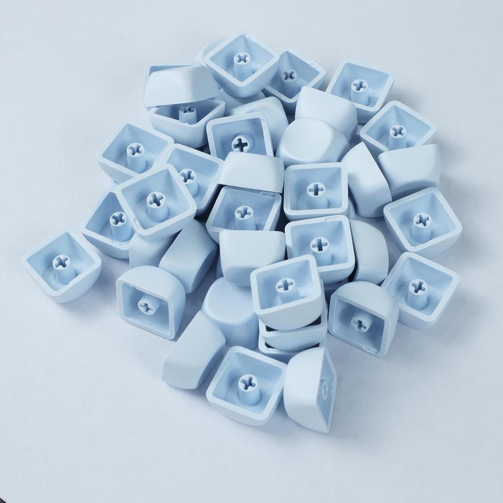 PBT Material MOA Colored Keycap Set - Universal Mechanical Keyboard, Monochrome to Multicolor Rainbow Styles
