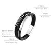 Handmade Geometric Pattern Braided Leather Rope Bracelet For Men Stylish Wristband Accessory