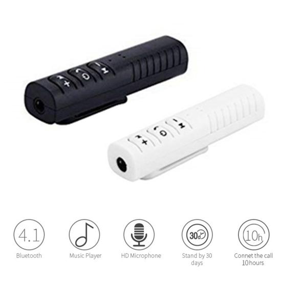 3.5mm AUX Bluetooth-compatible Audio Receiver Adapter for PC Laptop Car Speaker Headset