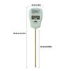 Soil MoistureMeter, 4 In 1 Soil Tester, SoilMoisture/Light/Nutrients/Acidity Meter for Gardenings, Lawn, FarmingS