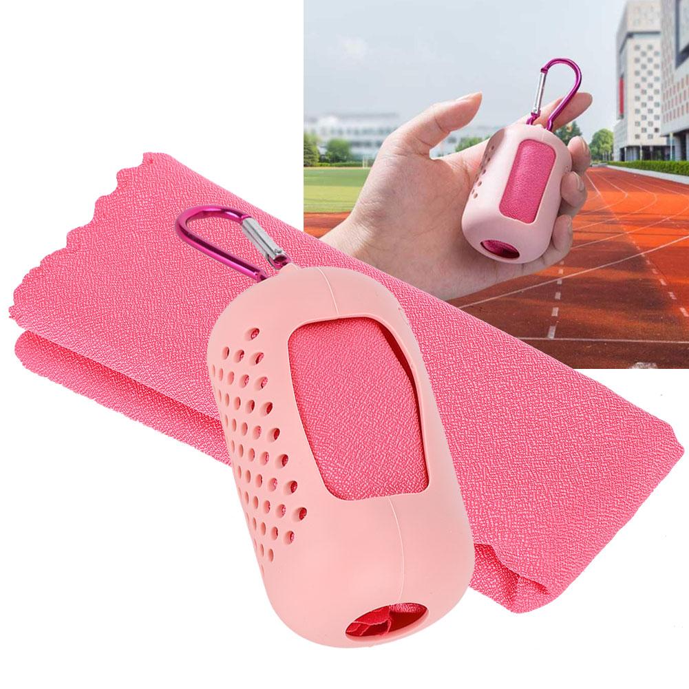 Tragbares Mikrofaser Schnelltrocknendes Reise Sport Kühl Duschhandtuch für Outdoor Camping