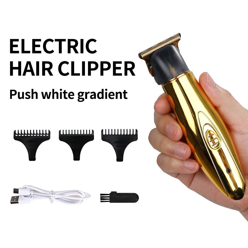 Household Electric Hair Clipper Professional Adult Razor Haircut USB Charging Razor Hair Trimmer With 3 Hair Comb Rechargeable Electric Hair Clipper