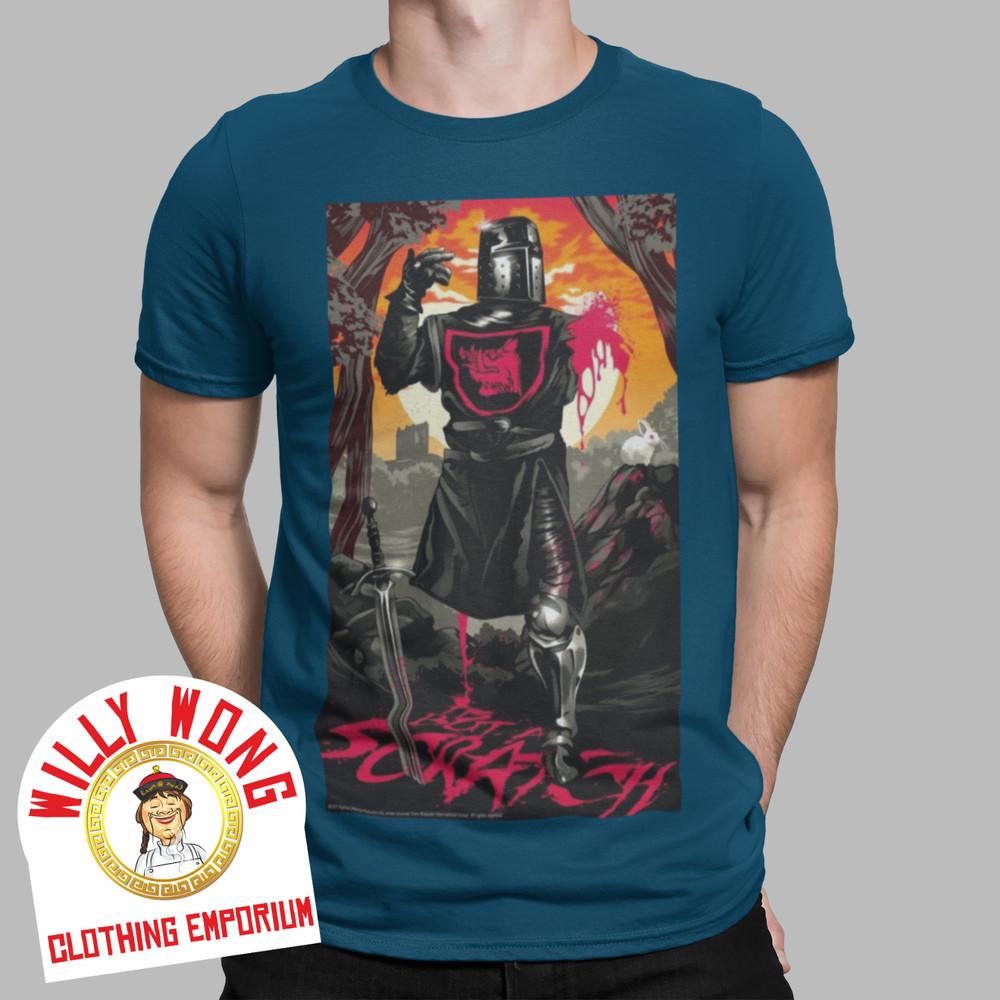 Black Knight Monty Python T-Shirt Retro Movie 70s 80s The Holy Grail Tee Unisex T-Shirt S