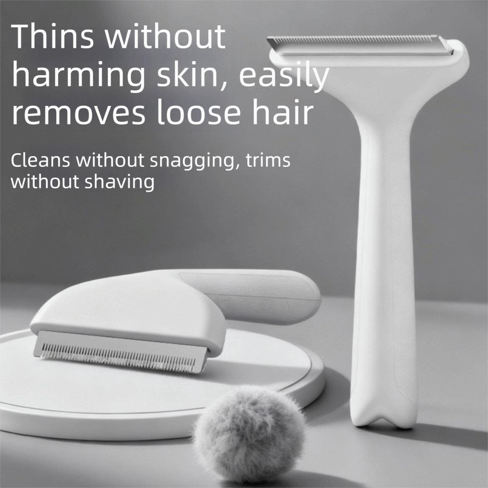 No Hurt Dog Grooming Comb Fine Tooth Pet Hair Clipper Cat Hair Removal Comb  Pet Massage Cleaning
