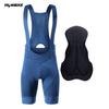 Men's Summer Breathable Quick-Dry Cycling Bib Shorts with Padded Protection