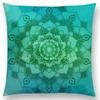 New Dreamy Sun Moon Stars Colorful Lotus Eternity Mandala Gorgeous Floral Pattern Design Prints Cushion Cover Pillow Case