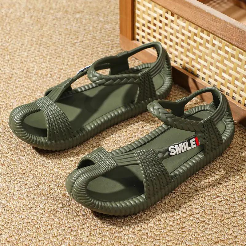 Shoes for Men Casual Man Sandals Open Toe Flat New Design 2024 Luxury Designer Non-slip Summer Outdoor 39 Daily Use Stylish Buy