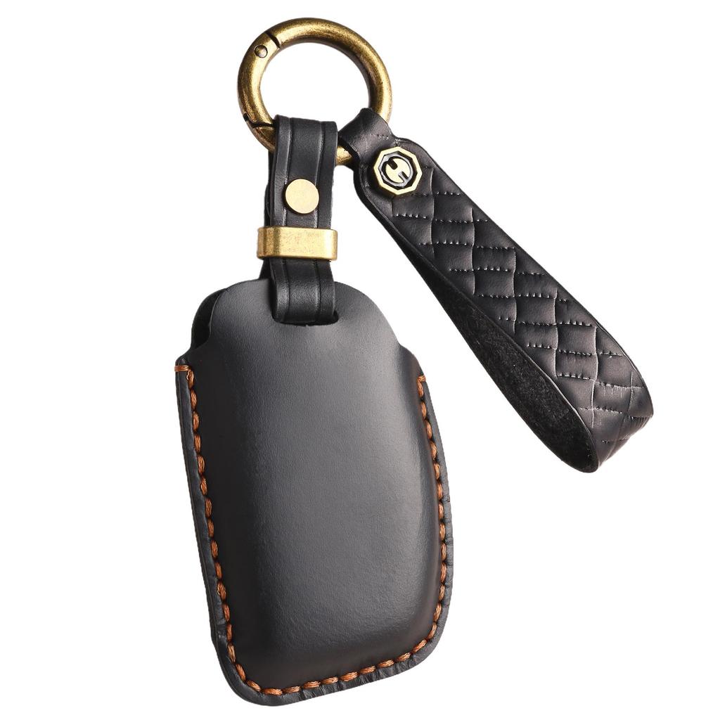 Handmade Leather Retro Key Cover for Hyundai IX35, Lingdong, Langdong, Yuena