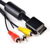 AV-Composite-Kabel - MOONAR® - PS3/PS2 - 1,8m - Ersatz - Hohe Qualität