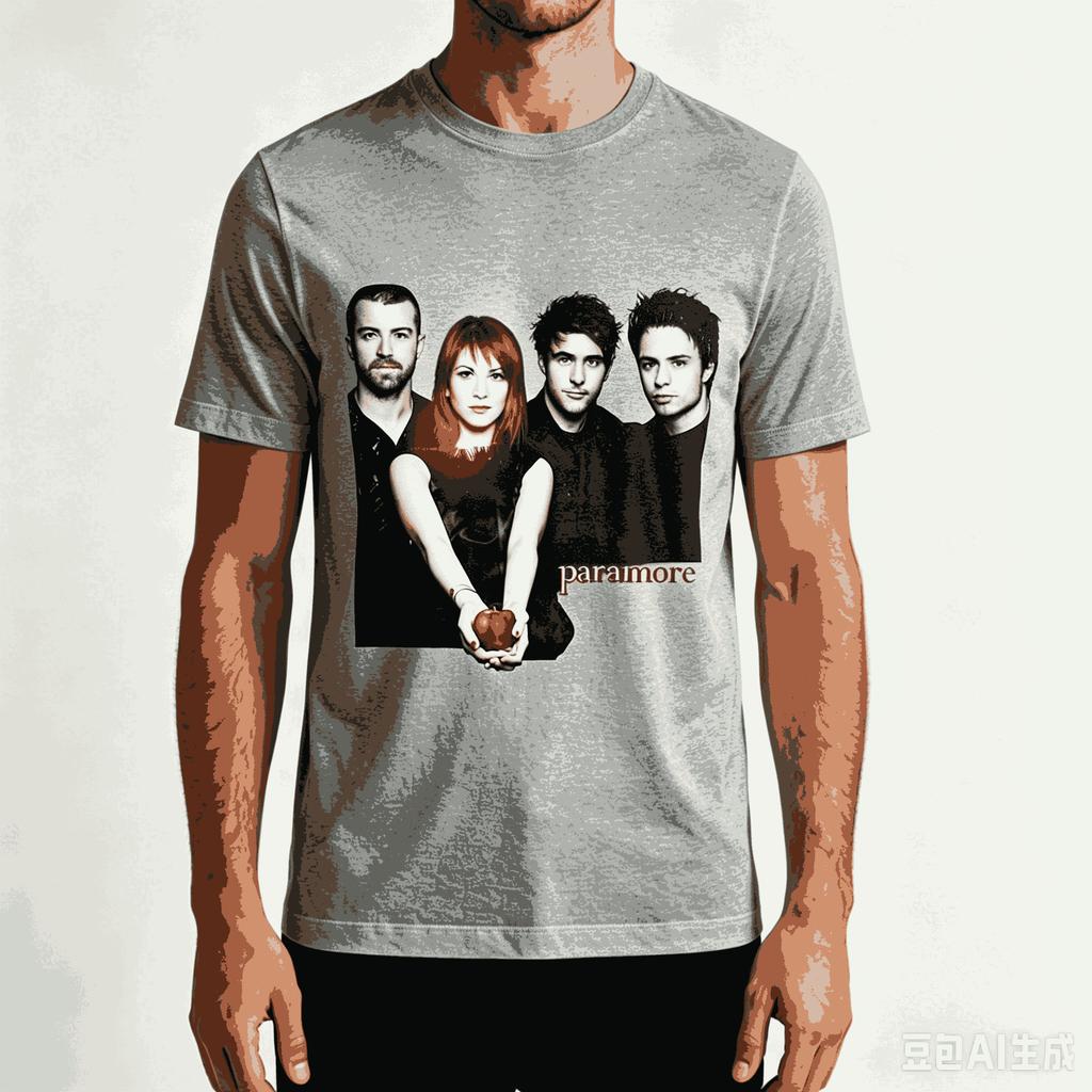 Paramore For Fan Gift Tshirt Unisex Unisex Harajuku Oversized Unisex Short Sleeve Streetwear High Quality Couples Comfortable Soft