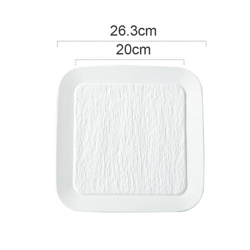 Square Ceramic Dinner Plate Western Food Plate Steak Plates Pasta Dish Serving Plates Fruit Dish Salad Bowl Sushi Dish Tary