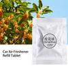 Car Air Freshener 10Pcs Fragrance Tablet Long Lasting Replacement Solid Scent Vent Clip Refill Vehicle Supplies Aromatherapy