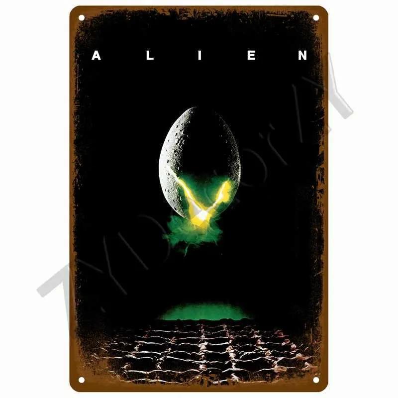 Metal Vintage Poster Tin Sign Decoration Retro Movie Metal Sign Plaque For Man Cave Bar Painting Cinema Wall Art Home Decor Film