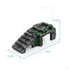 Hide Cave with Basking Surface Concealed Resin Compact Reptile for Reptiles, Turtles,