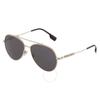 Burberry Dark Grey Pilot Ladies Sunglasses Be3147 110987 58