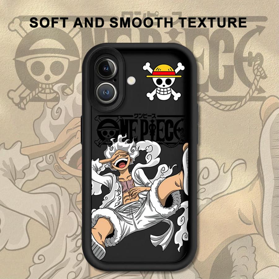 Custodia per Telefono Cool di One Piece Luffy per iPhone 17 Pro Max 14 16 12 Pro Air 13 15 Plus 11