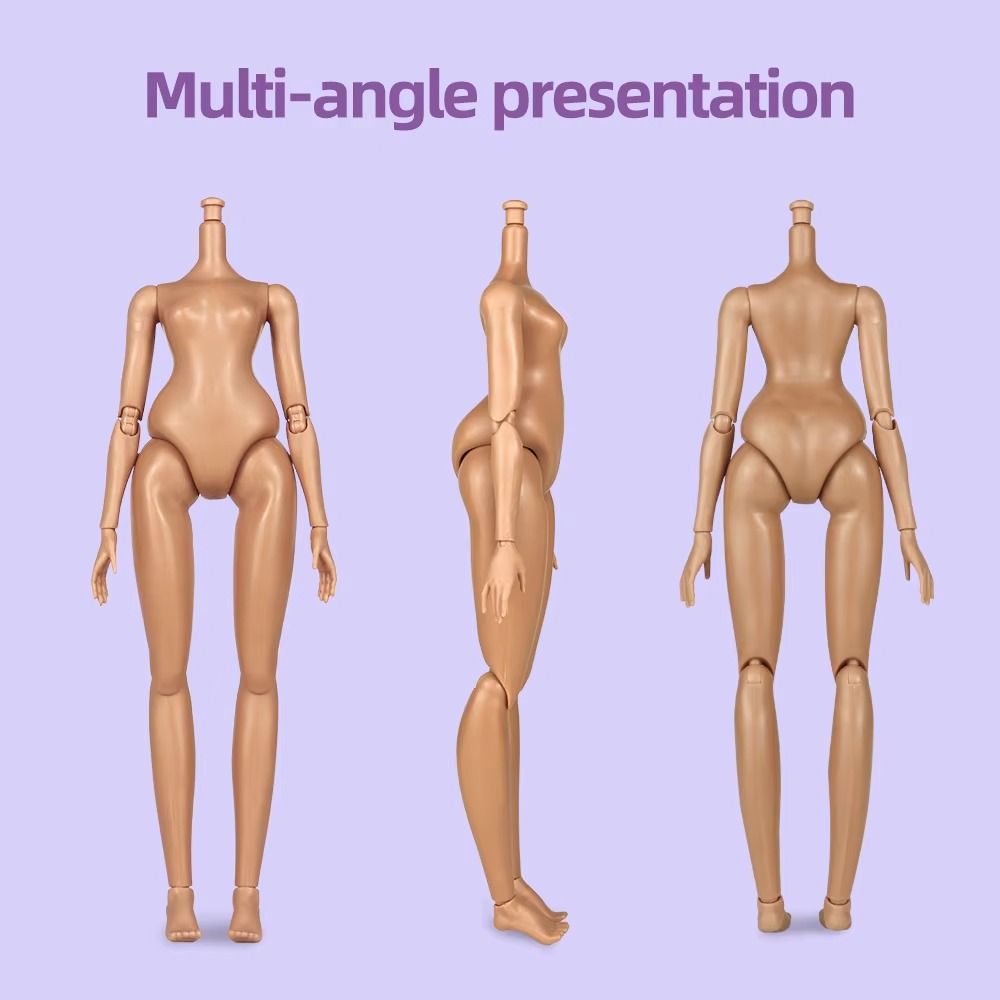 24.5cm Height Nude Doll Toys Multi Joints Jointed Nude Dolls Fashion 1/6 Doll Body  Kids Gift