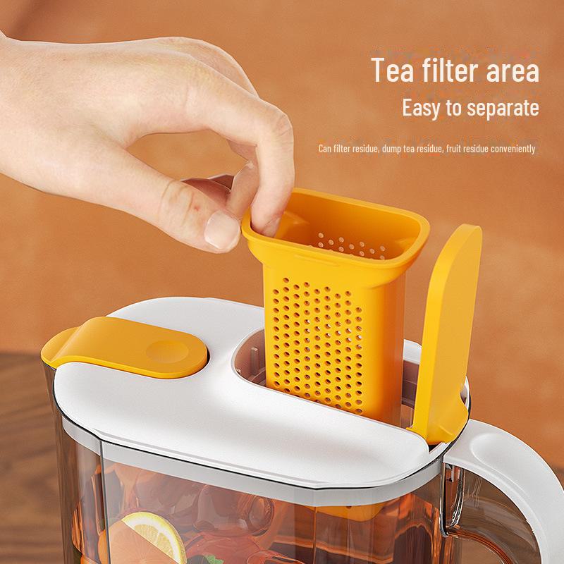Large Capacity Plastic Cold Water Kettle for Household or Commercial Use - Scale for Accurate Measuring, High Temperature Resistant