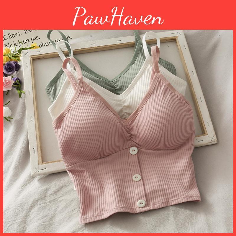 Woman Knitted Women Top Tank Strap Vest Sexy Female Knitting Crop Top