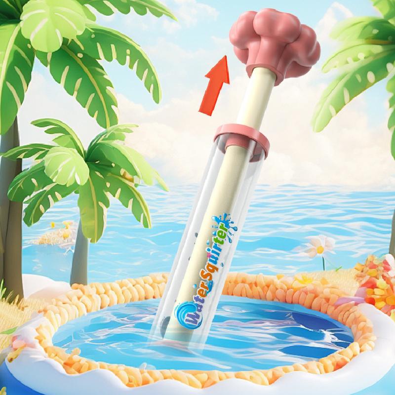 Fireworks Spray Water Pull-Back Water Gun Outdoor Splash Games for Pool Lawn Activities Kids Summer Interactive Water Spray Toys