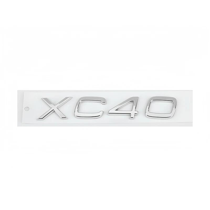 1PCS Car R DESIGN Emblem Badge 3D ABS Letter Sticker for Volvo XC60 XC90 XC40 V40 S60 S90 Auto Trunk Fender Exterior Accessories