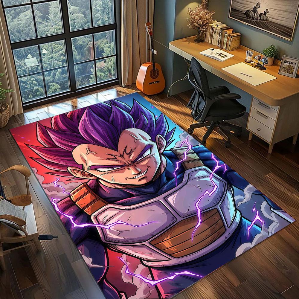Vegeta Dragon Ball Carpet for Living Room Bedroom Home Decor Cool Movie Mat Play Floor Mat