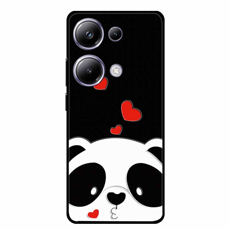 3D Emboss Case For Xiaomi Poco M6 Pro Phone Case Flower Silicone Soft Back Cover For Xiaomi Poco M6 Pro Case PocoM6 M 6 Pro Capa