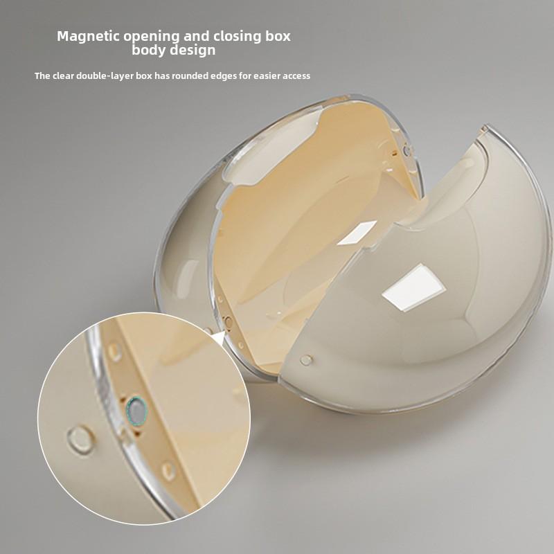 Creative Imitation Pebble Desktop Tissue Box Art Advanced Extractable Living Room Coffee Table Tissue Box Storage Art Decoration