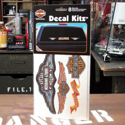 Kit d'autocollants Harley-Davidson 8 pièces (SC-DA3900-MON)