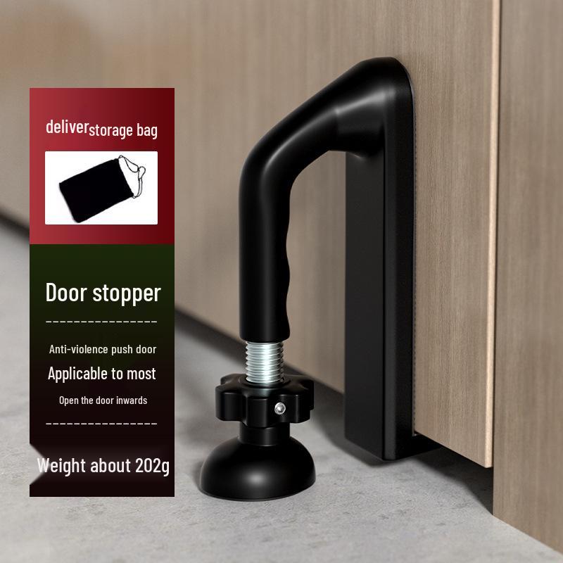 

Adjustable Anti-theft Door Stopper for Homes & Rentals