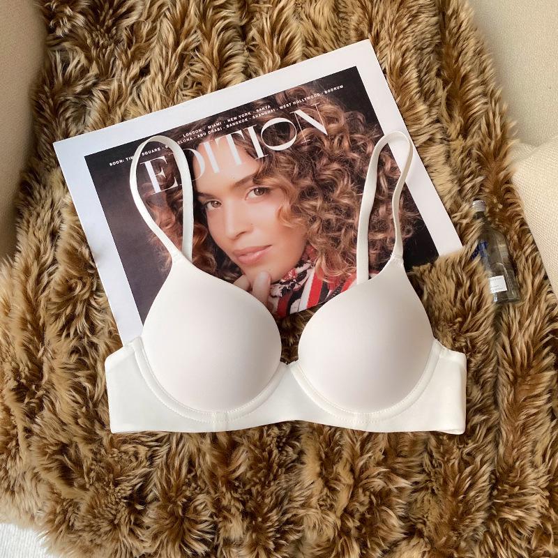 Popular Seamless Girl's Push-Up Shaping Bra - Soft, Thin, Anti-Sagging, and Underwired.