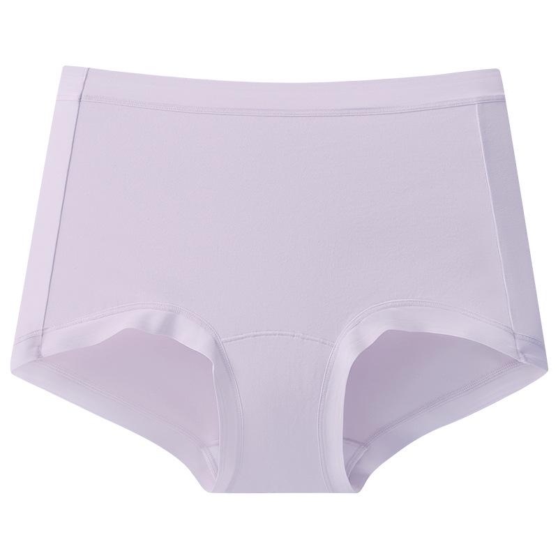 A-Grade Long-Staple High-Waisted Women s Cotton Briefs: Breathable, Soft, Antibacterial, Plus Size, Thin, Tummy Control, Extended Crotch. L (Recommended 100-120 lbs)