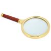 5X Magnifying Glass 90mm Handheld Magnifier Wood Handle Magnifier for Reading