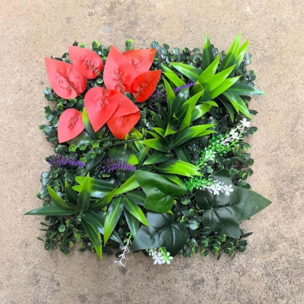 Eternal Life Artificial Plant Wall Panel DIY Simulation Maple Plant Sheet  Wedding