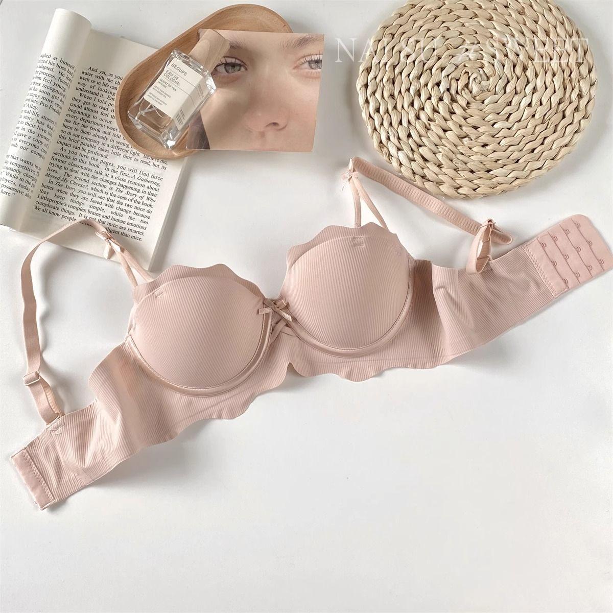 

Women Push Up Bras Backless Underwear Girls Simple Bras Female Lingerie 34/75AB